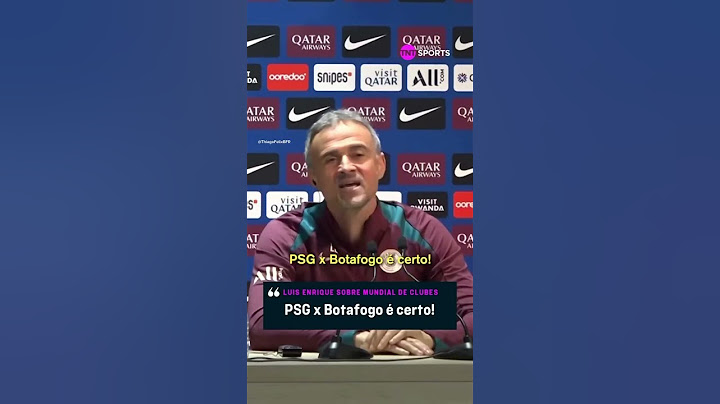 Luis Enrique, técnico do PSG quer enfrentar o melhor time da América! O Botafogo! SURREAL 😳