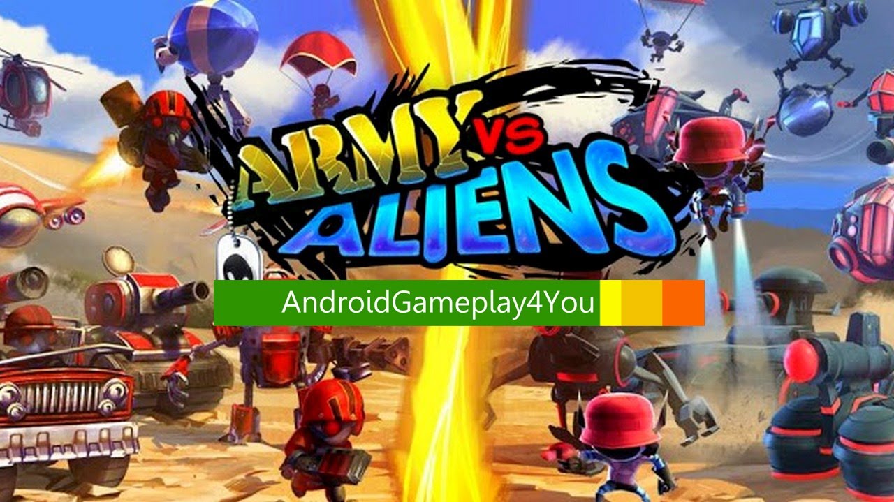  Army Vs Aliens Defense Android Game Gameplay [Game For Kids]