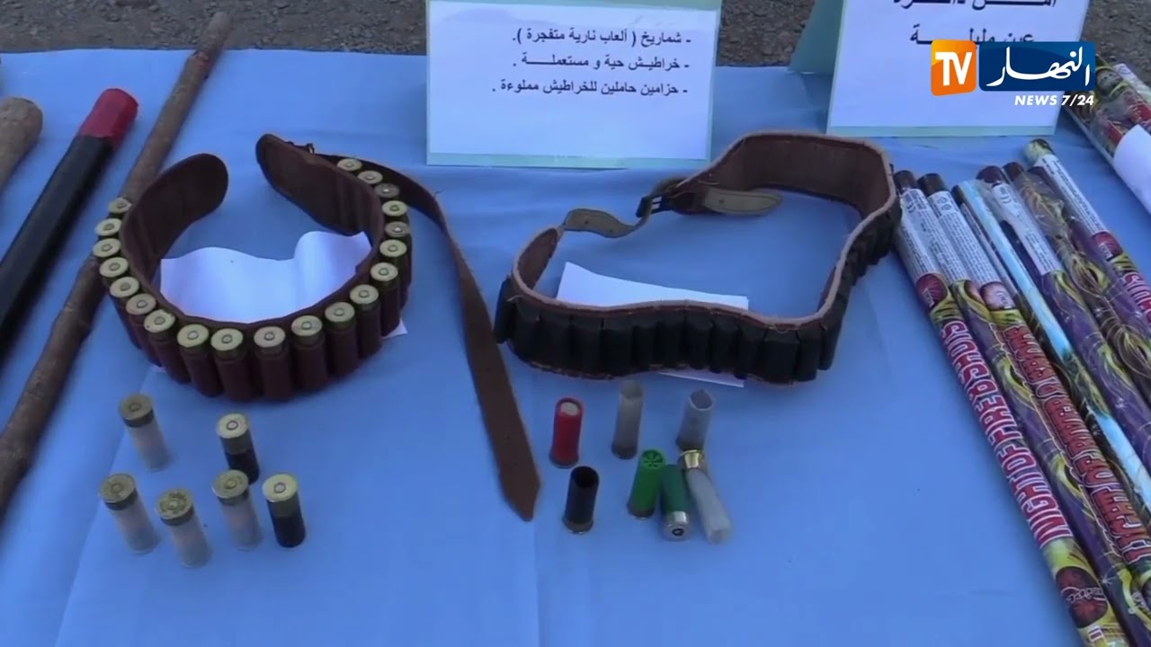 أمن أم البواقي يوقف 36 شخص ويحجز أسلحة بيضاء