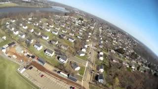 ZMR 250 Mini Quadcopter Chasing an E-Flite Apprentice