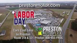 Labor Day Sales Event Continues at the Preston Autoplex with FREE Grills and Coolers