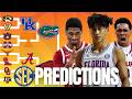 Predicting EVERY Game in the 2026 SEC Tournament | Full Bracket Predictions