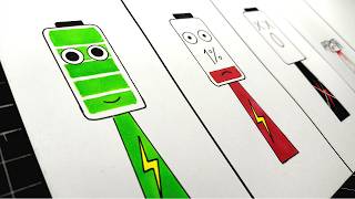 Drawing All Phases In New Incredibox Sprunki Oc Of Battery From Phase 1 To Phase 4