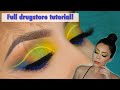 Full drugstore colorful makeup tutorial summer