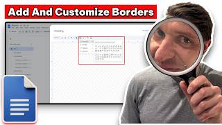 How To Add And Customize Borders In Google Docs