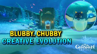 Hidden Time Gated World Quest : Blubby, Chubby, Creative Evolution - Fontaine - Genshin Impact 4.0