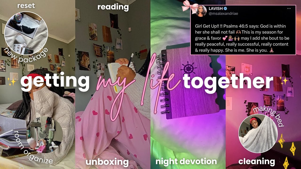 ✨ How to Get Your Life Together in 24 Hours! 💖🕯️🛍️ | Life Reset, Glow Up & Productivity Tips