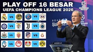Download Lagu Jadwal Drawing Play Off 16 Besar Liga Champion 2026 📝 MP3