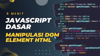 Javascript Manipulasi DOM Element HTML