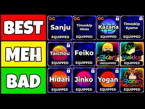 Volleyball Legends STYLE FULL TIER LIST! (BEST STYLES) ROBLOX