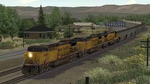 Open Rails: UP winter run on the Green River route | D.C