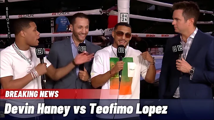 Teofimo Lopez ( ) Vs Devin Haney@DAZNBoxing
