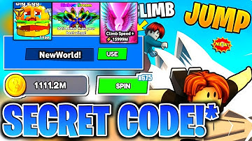 ⚠️New World!🎃CODE!⚠️ CLIMB AND JUMP TOWER ROBLOX CODES 2025 - CLIMB AND JUMP TOWER CODES