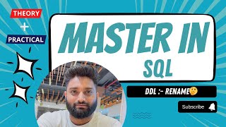 Lecture5 | Learn SQL in 2 Min | DDL Commands | Rename Command | Theory + Practical |#sql #database