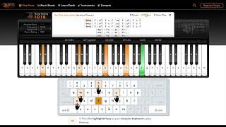 Interstellar Theme Virtual Piano 🎹 | Full Song With Keys | Level 6 Intermediate | Hans Zimmer screenshot 5