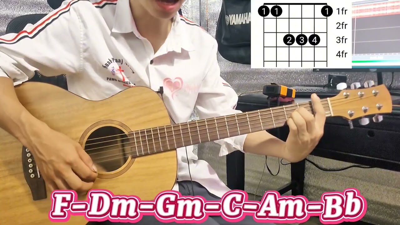 los kawm thiab paub txog vòng hợp âm F