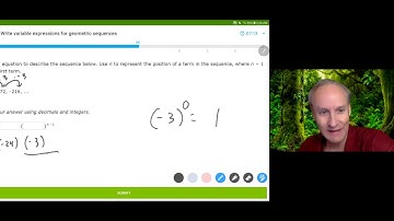 IXL Algebra1 - P.8 Write variable expressions for Geometric Sequences