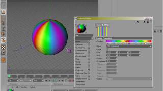 Cinema 4D Materials 01 - Enhanced Color Table, Color, Brightness, Gradient
