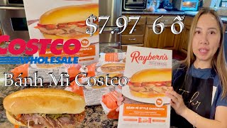 Rayberns Pork Bánh Mì Sandwich - Tay Review Bánh Mì Thịt Heo Ở Costco, Hạ Giá 7.97 Cho 6 Ổ