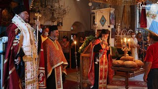 Αρχιερατικός εσπερινός στη Μονή Κοιμήσεως Θεοτόκου Ψαρών