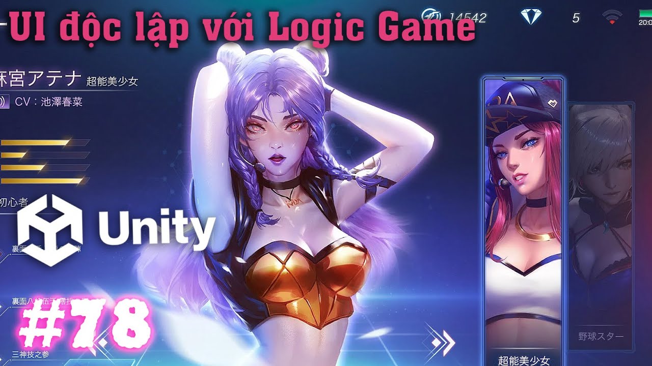 UI phải tách biệt với Logic Game - Làm Game Unity - E78 - YouTube