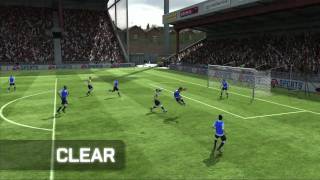 FIFA 11 - PS3 - Basic Defending gameplay tutorial official video game preview trailer HD