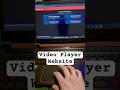 Video Player Custom Website