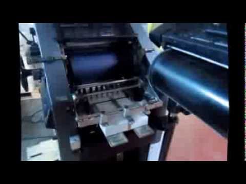 2002 AB DICK 9910 XCD Two Color Offset Press w Swing Away T Head