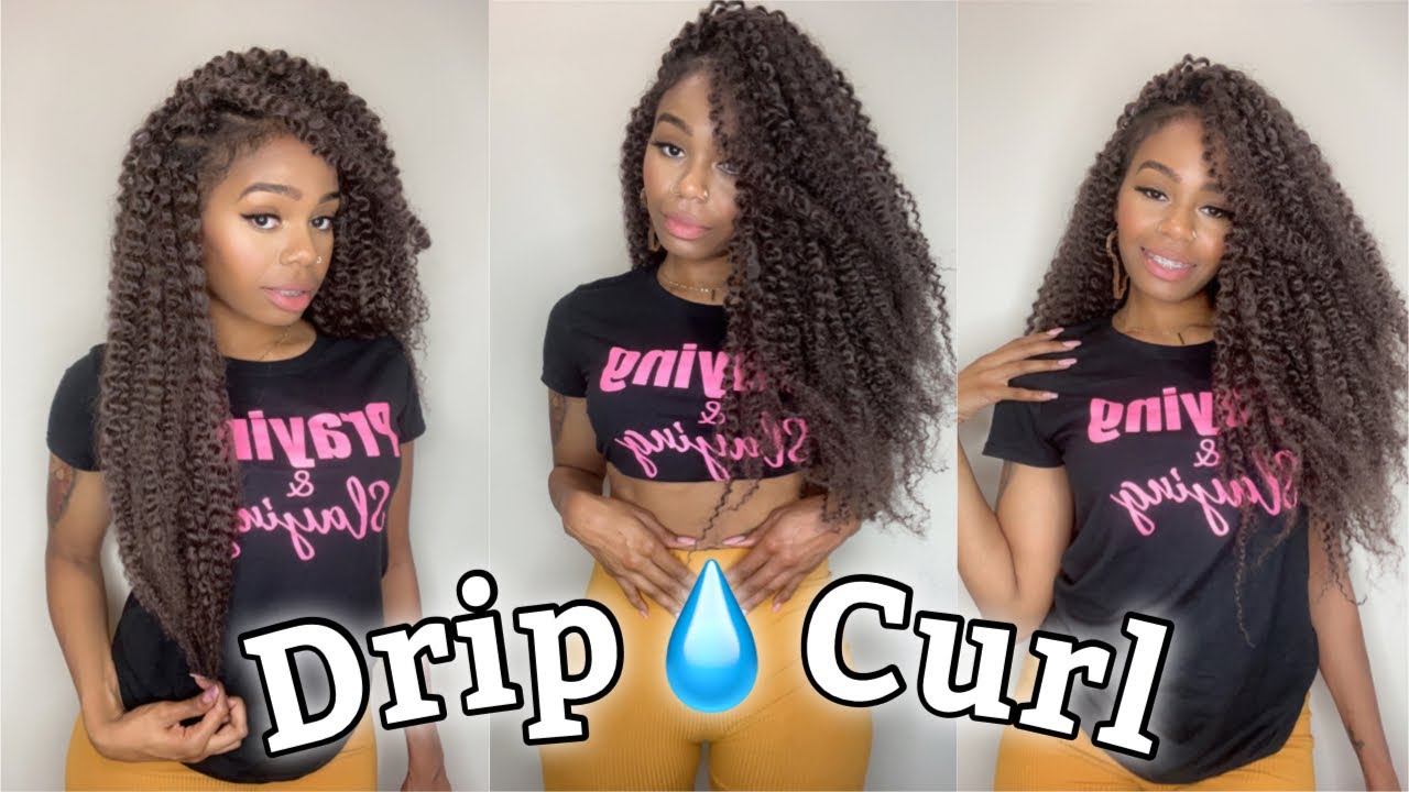 MUST WATCH 5 Lulutress DRIP CURL Sensational Review Crochet Braid