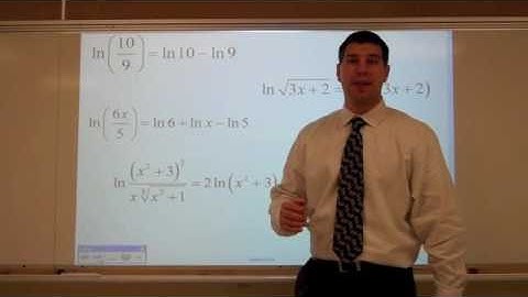 Calculus Lesson 5-1 "Deriving Natural Logs"