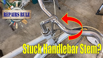 Stuck Bicycle Handlebar Stem? Tips and Tricks!
