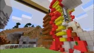 First Piston Car elevator (Best Elevator) on Minecraft XBOX 360 edition (up and down elevator)