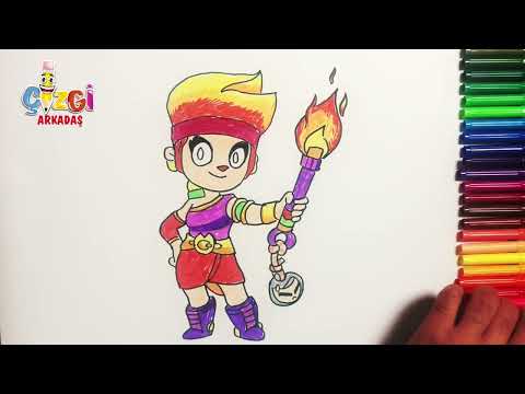 amber nasıl çizilir - kolay brawl star çizimleri - brawlstar amber çizimi - how to draw amber