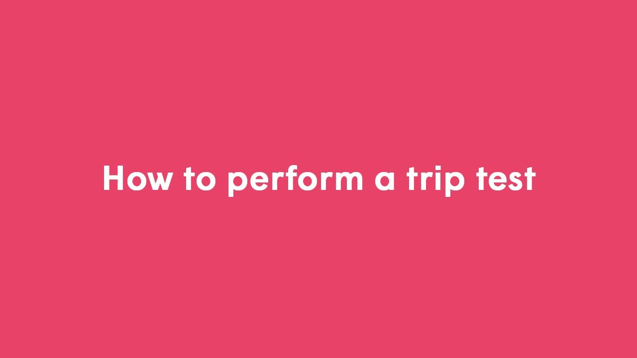 trip test meaning