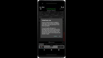G-NetTrack Lite - location permission