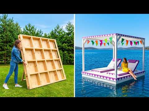 2 Girls Built an Amazing Boat from Scratch! 🤩⛵