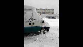 Снежный выезд на КАМА-219 видео Кама Кама-219