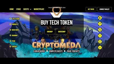 NEW  COIN  - Cryptomeda    (TECH) - New Crypto Token - New Coin launching -new coin news