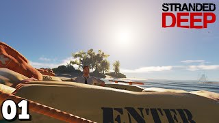 Stranded Deep - We Crashed in the middle of the Ocean! - Part 1