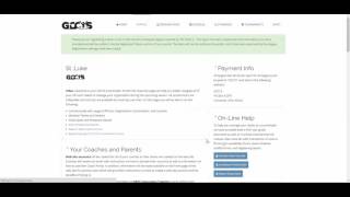 GCCYS Registering Teams Tutorial