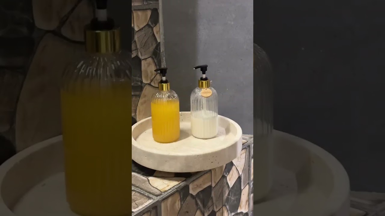 Natural Large Travertine Pedestal Bowl | Handcrafted Luxury Stone Décor by Finery Craft