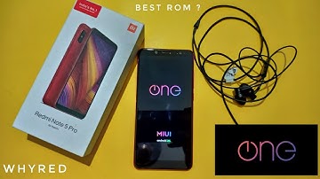 MIUI One Os 21.7.12 Port For Redmi Note 5 Pro AI Build Dt : 15/7/2021