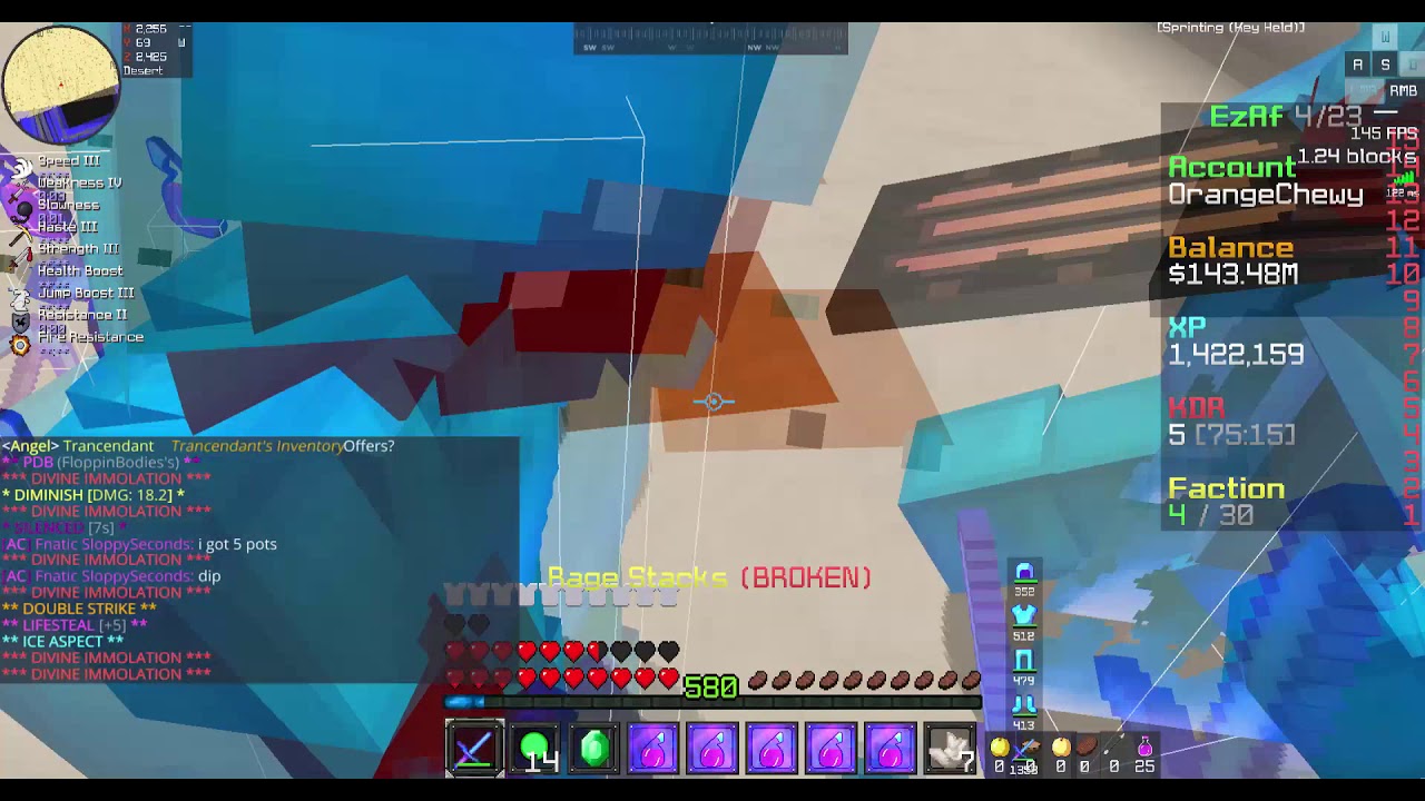 Fantasy Cloud Episode #1 14Lore God Kills+pvp (Cosmic pvp Test)