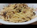 Pasta with daing  filipino food