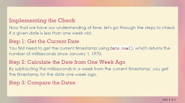 Checking if a Date is Less Than One Week Old in JavaScript