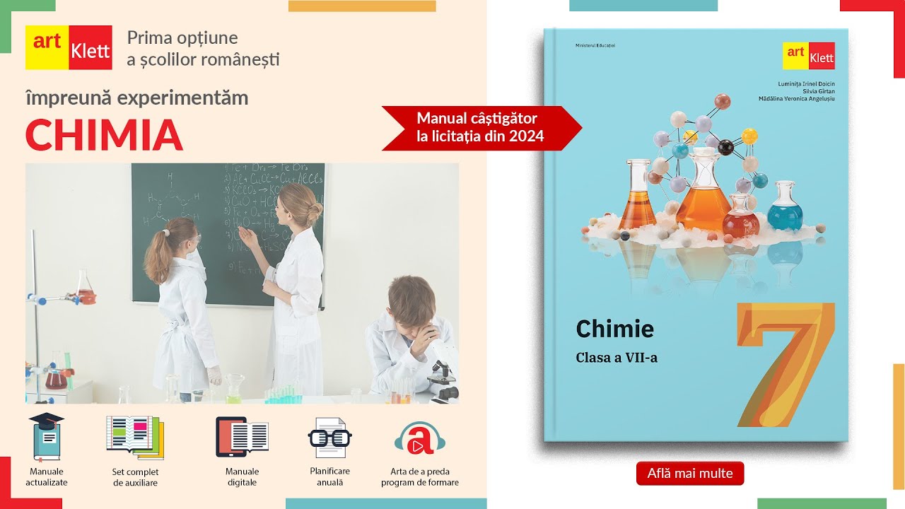 Clasa a VII-a. Chimie. Editura Art Klett - YouTube