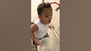 Omg😳😇Drinking hot water outside💦 #shorts #viral #viralvideo