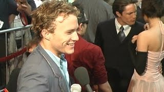 Heath Ledger's smoke break at 'A Knight's Tale' Premiere