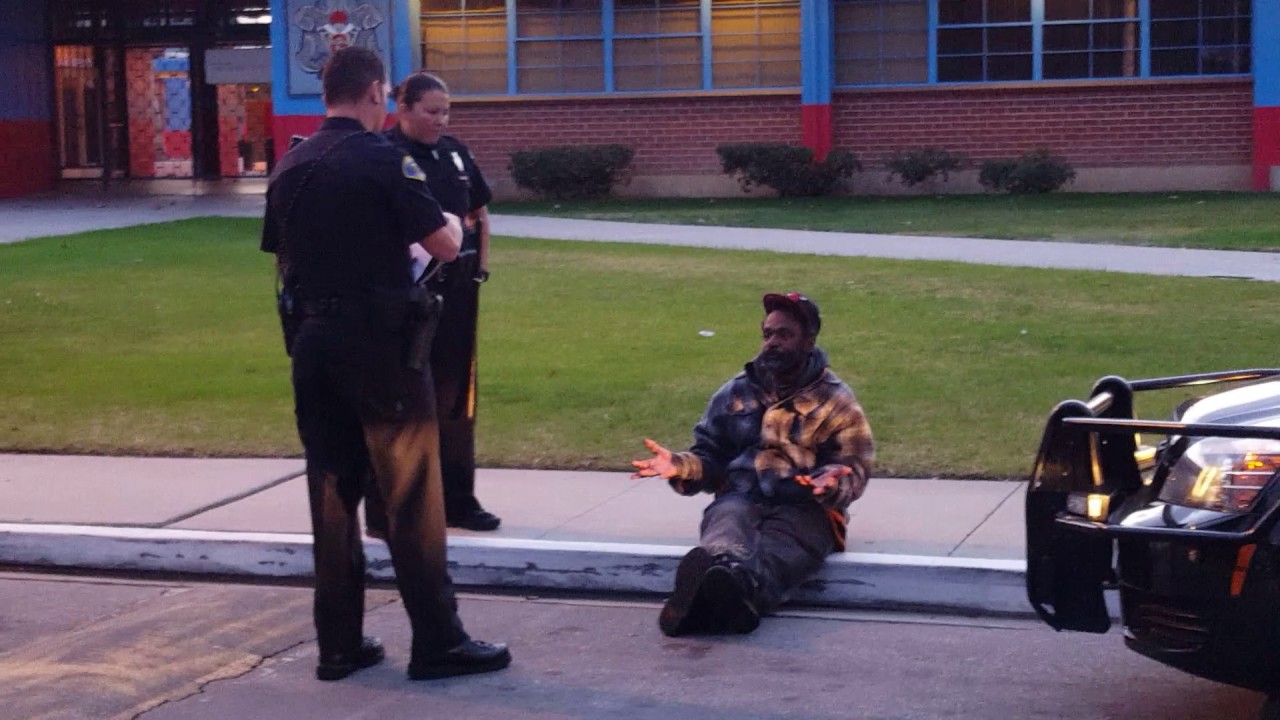 police take man to hospital mental health unit - YouTube