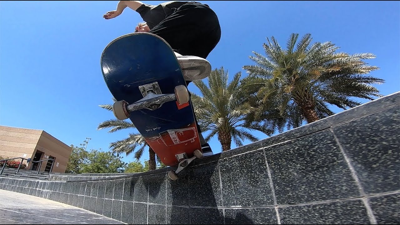 Ivan Lavigne Skateboarding in Abu Dhabi and Dubai United Arab Emirates